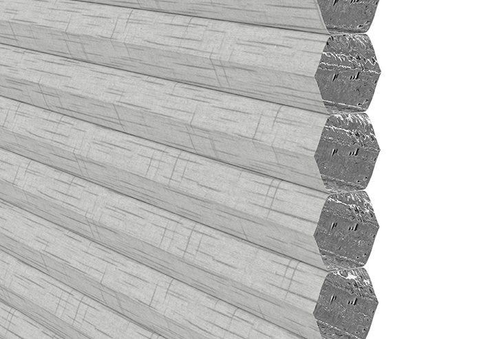 Hatched (Blackout), Ice Grey - Perfect Fit Blind - Image 4